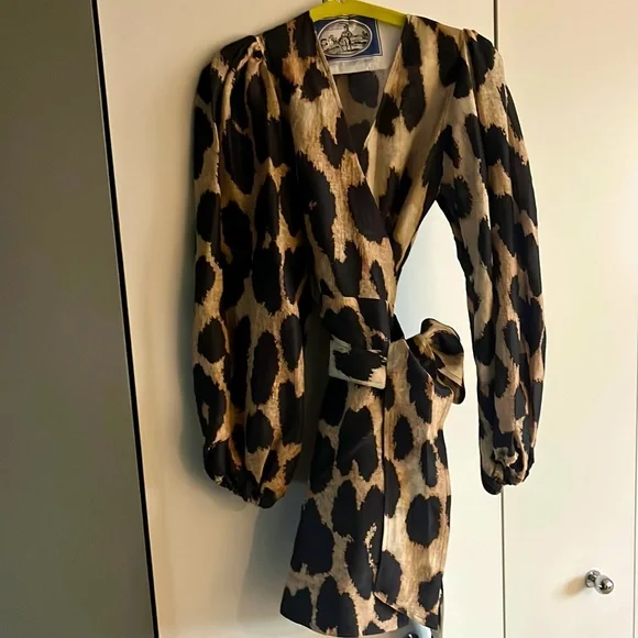 Ganni Wrap Dress - Picture 4 of 7